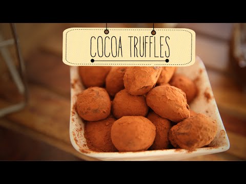 Cocoa Truffles Quick Easy Recipe, food video